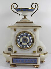 Antique Japy Freres alabaster clock Clock