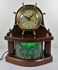 Antique United Clock Co Aquarium electric Clock
