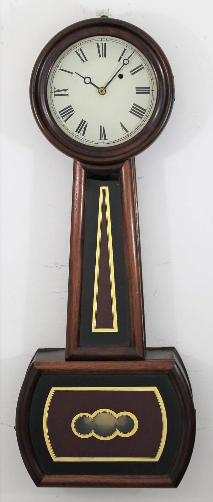 Antique unknown Attleboro banjo Clock — Antique Clocks Price Guide