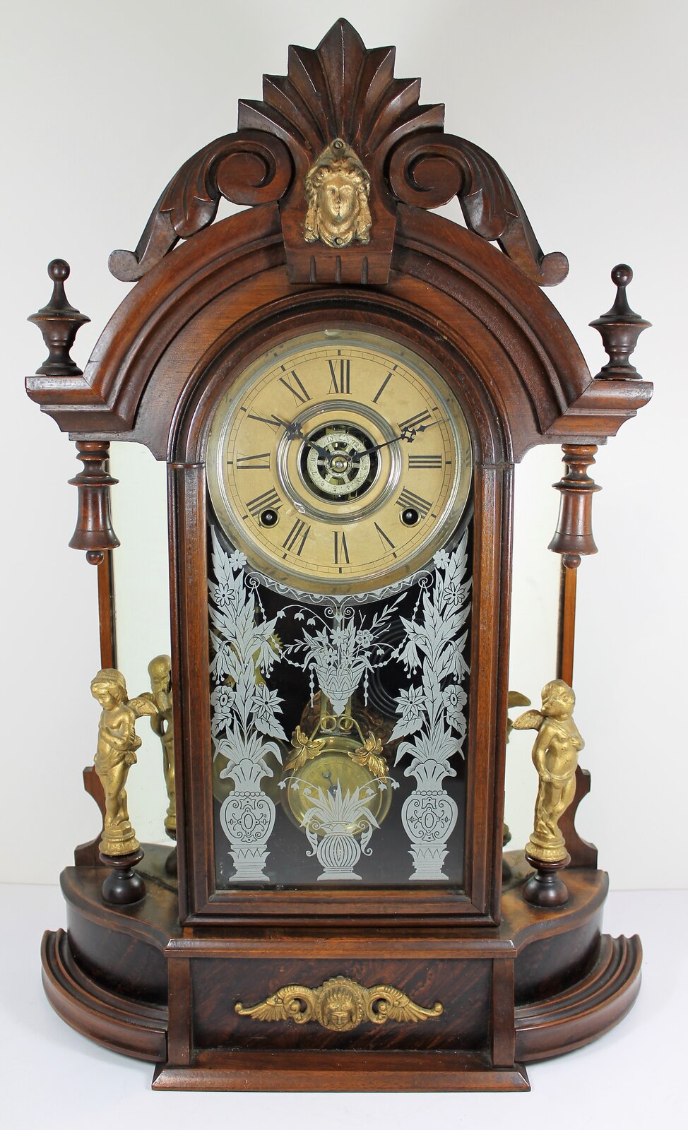 Antique Gilbert Occidental Clock — Antique Clocks Price Guide
