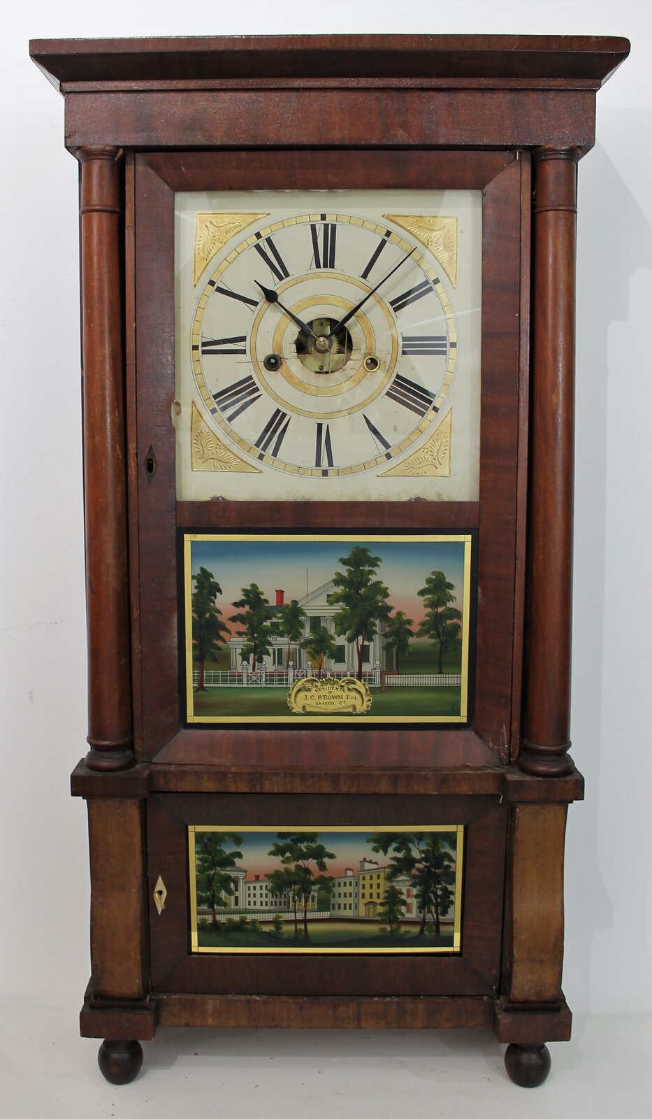 Antique Forestville C&C triple decker Clock — Antique Clocks Price Guide