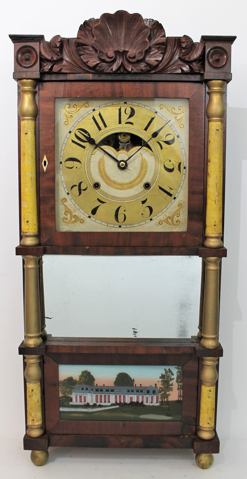Antique Birge, Mallory & Co C&S Clock — Antique Clocks Price Guide