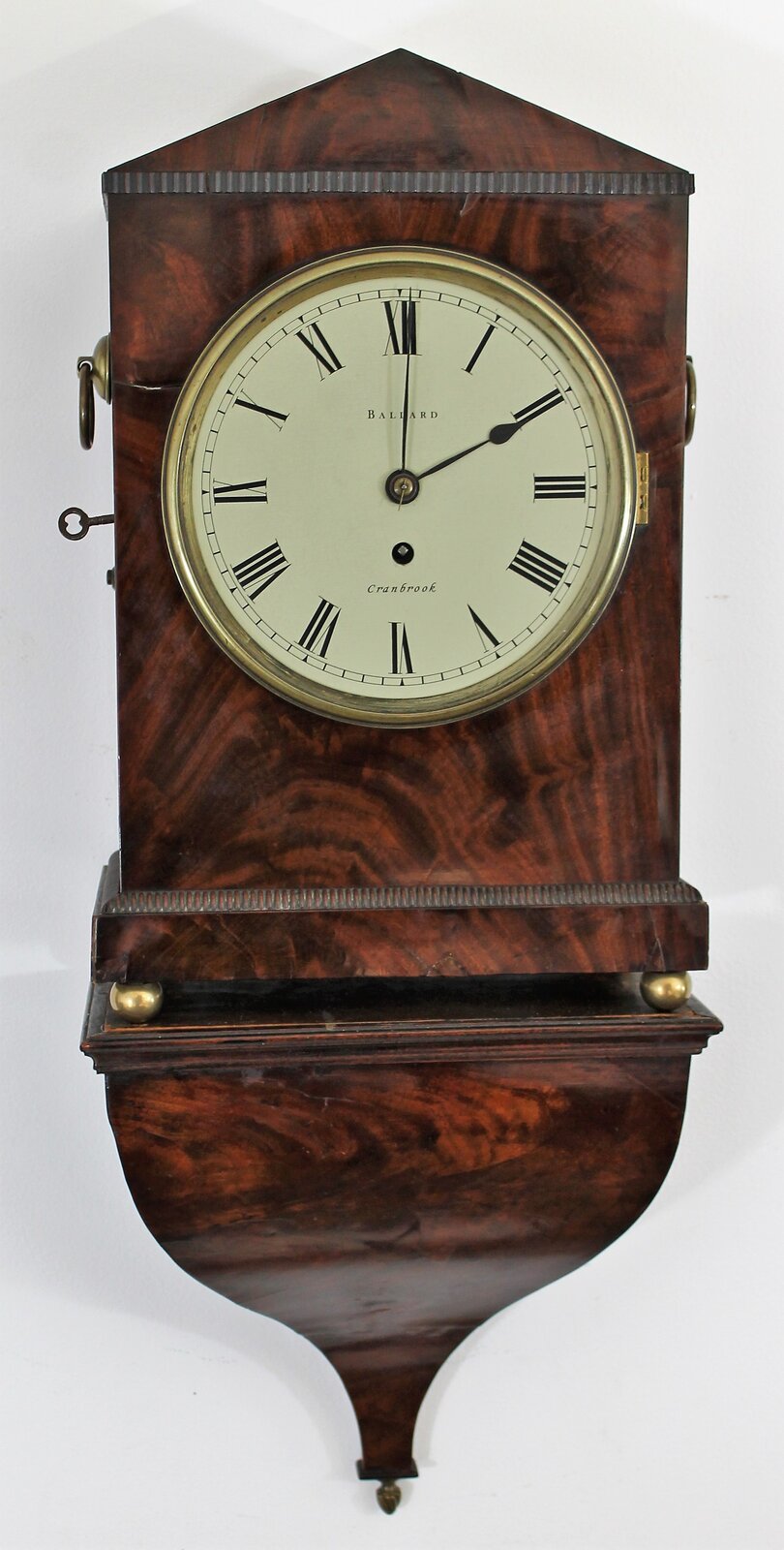 Antique Ballard bracket shelf w shelf Clock — Antique Clocks Price Guide