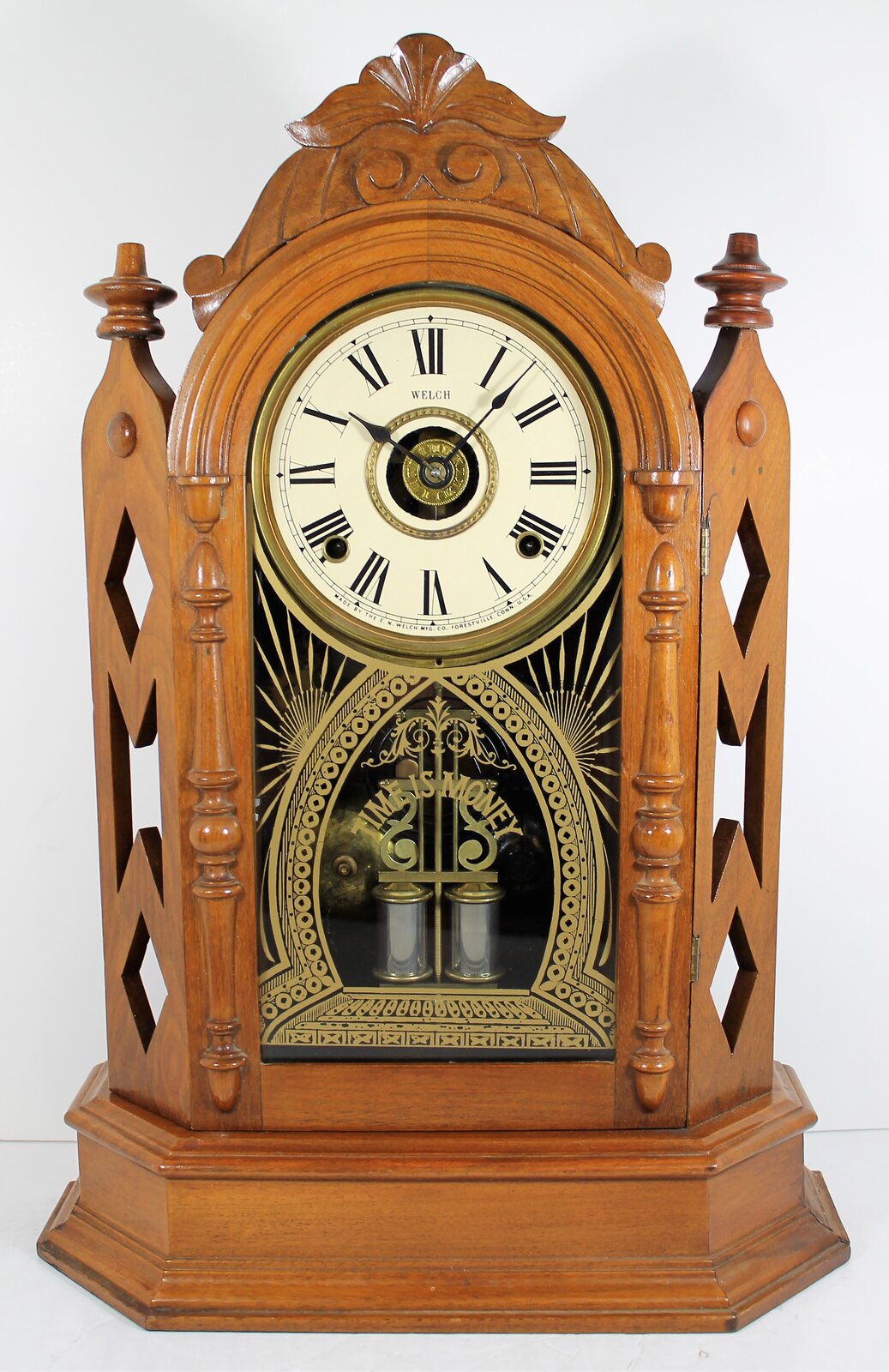Antique Welch Turret Clock — Antique Clocks Price Guide