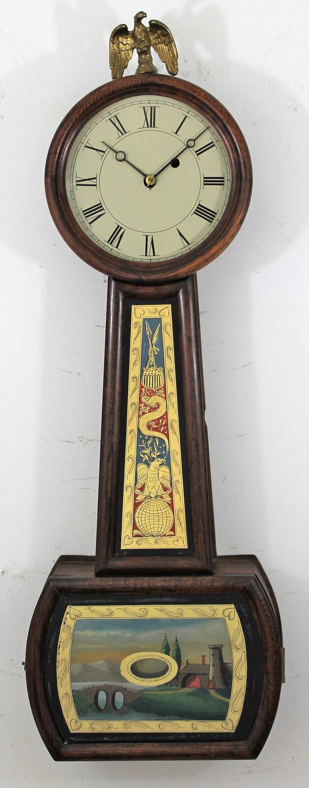 Antique Williams banjo Clock — Antique Clocks Price Guide