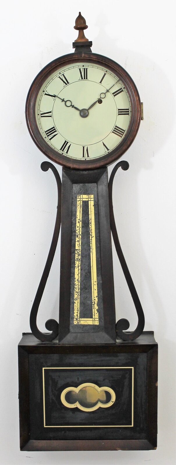 Antique unknown N Attlboro square bottom Clock — Antique Clocks Price Guide