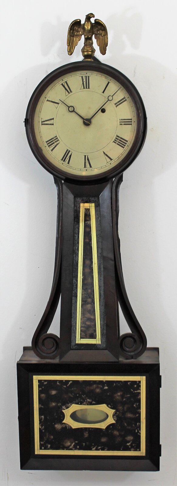 Antique unknown N Attlboro square bottom Clock — Antique Clocks Price Guide