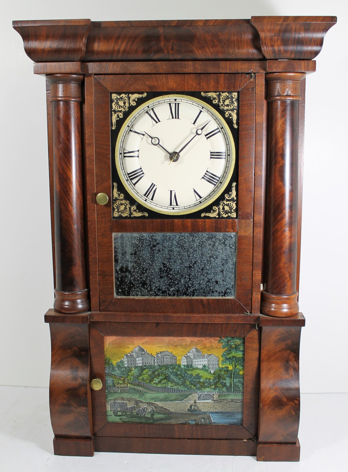 Antique Goodwin miniature empire Clock — Antique Clocks Price Guide
