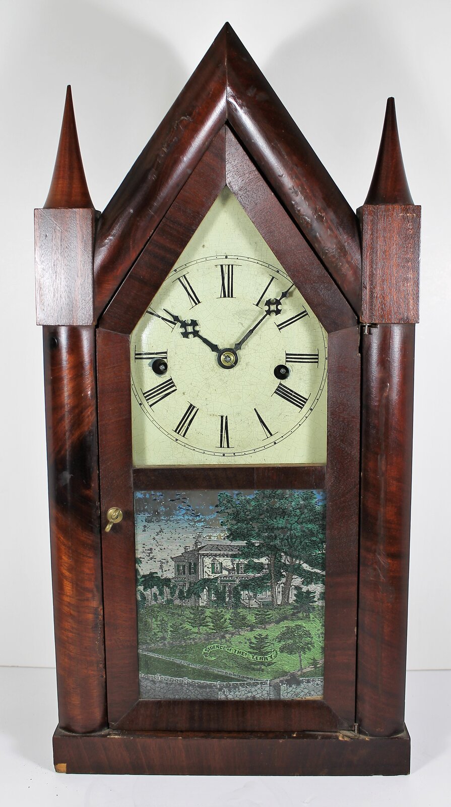 Antique Ansonia steeple Clock — Antique Clocks Price Guide