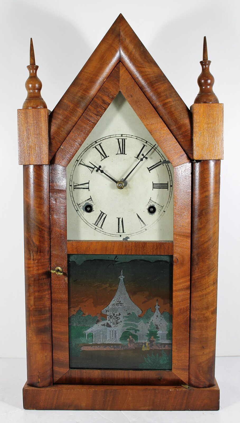 Antique Waterbury steeple Clock — Antique Clocks Price Guide