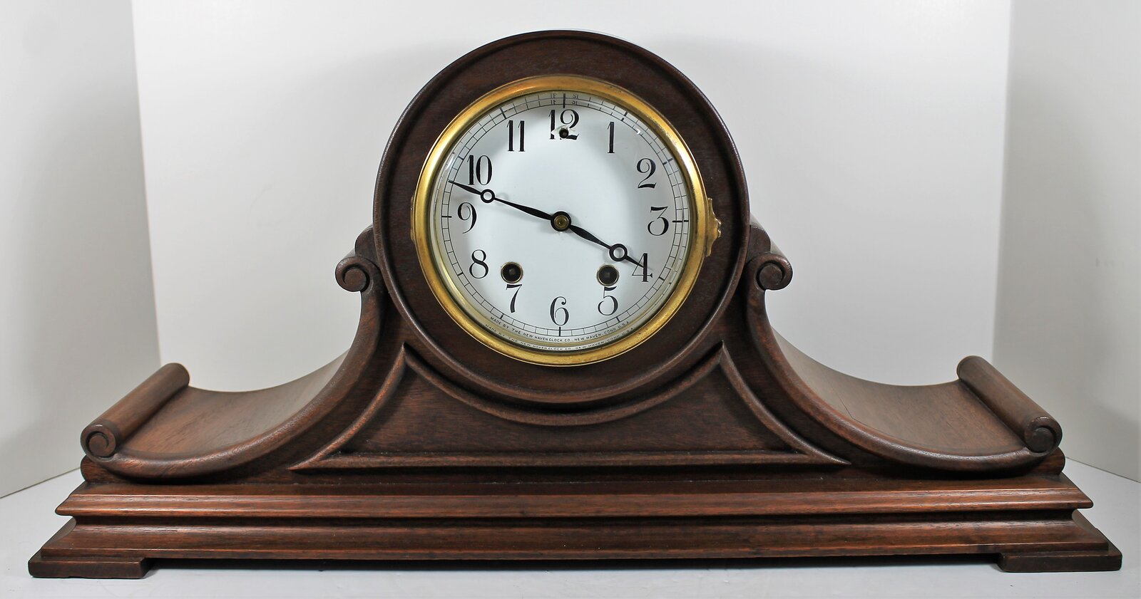 Antique New Haven Tambour No. 2 Clock — Antique Clocks Price Guide