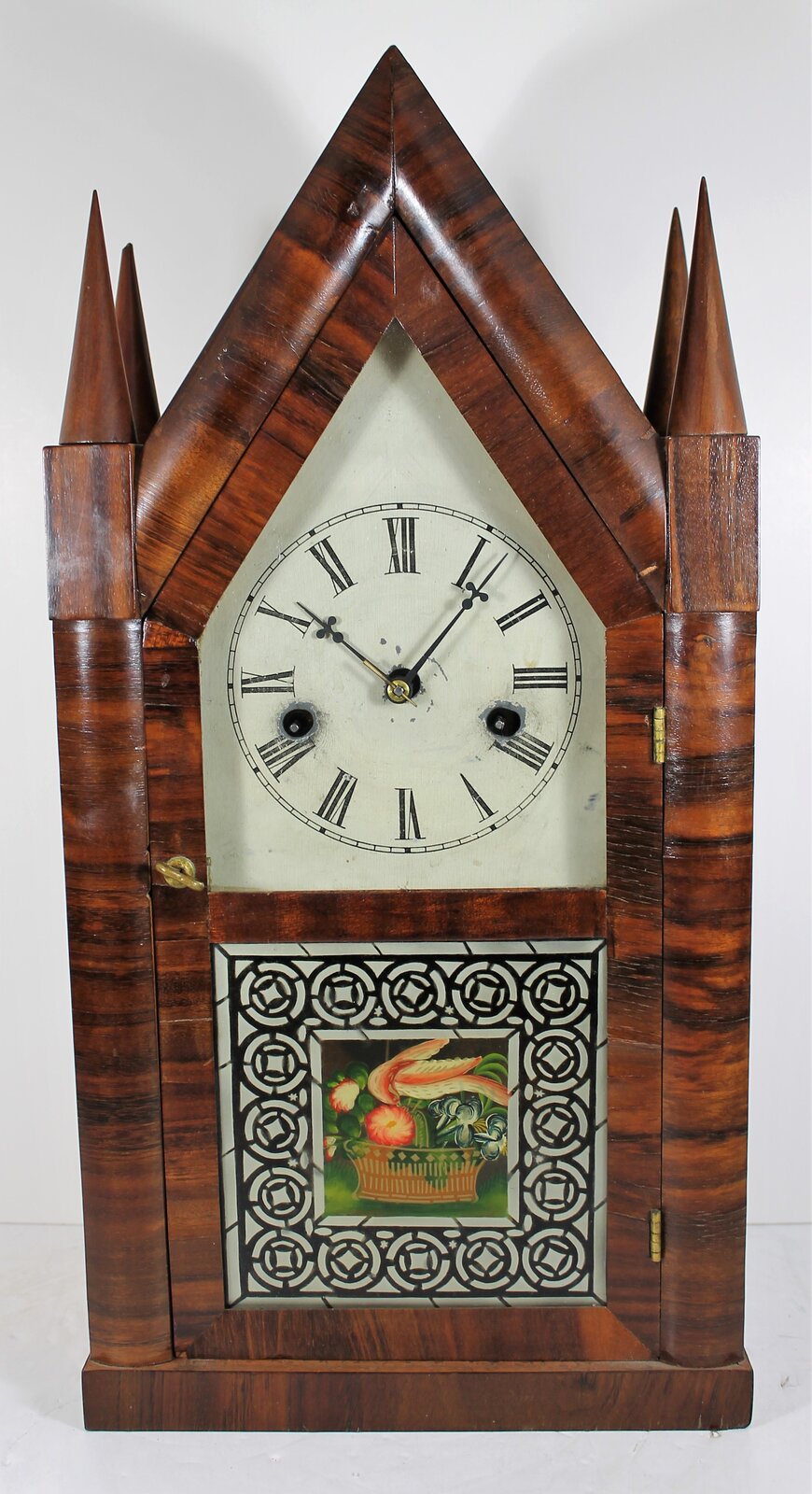 Antique Terry, SB steeple - double finial Clock — Antique Clocks Price Guide