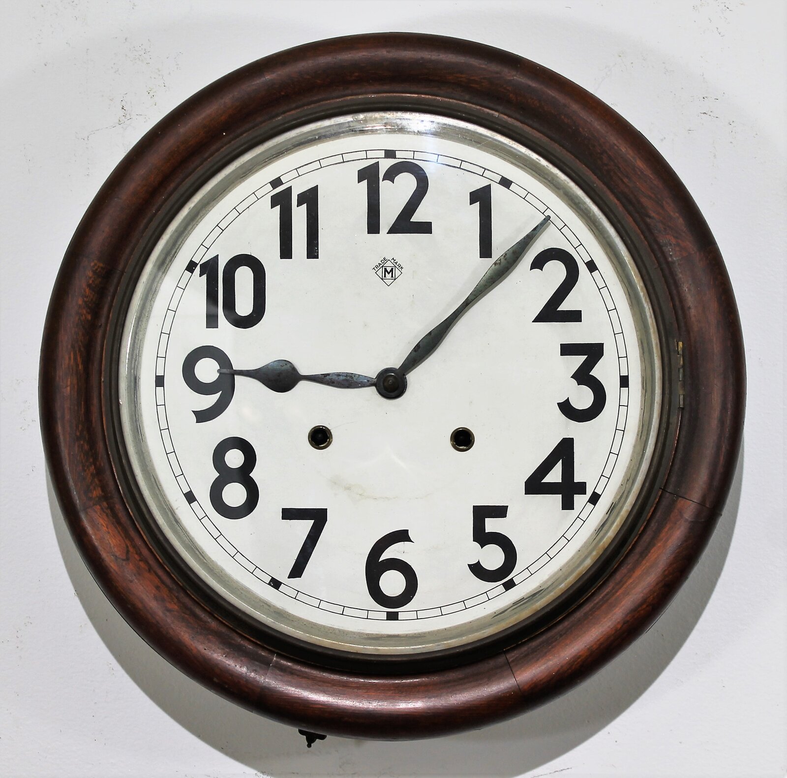 Antique Memakeai round wall clock Clock — Antique Clocks Price Guide
