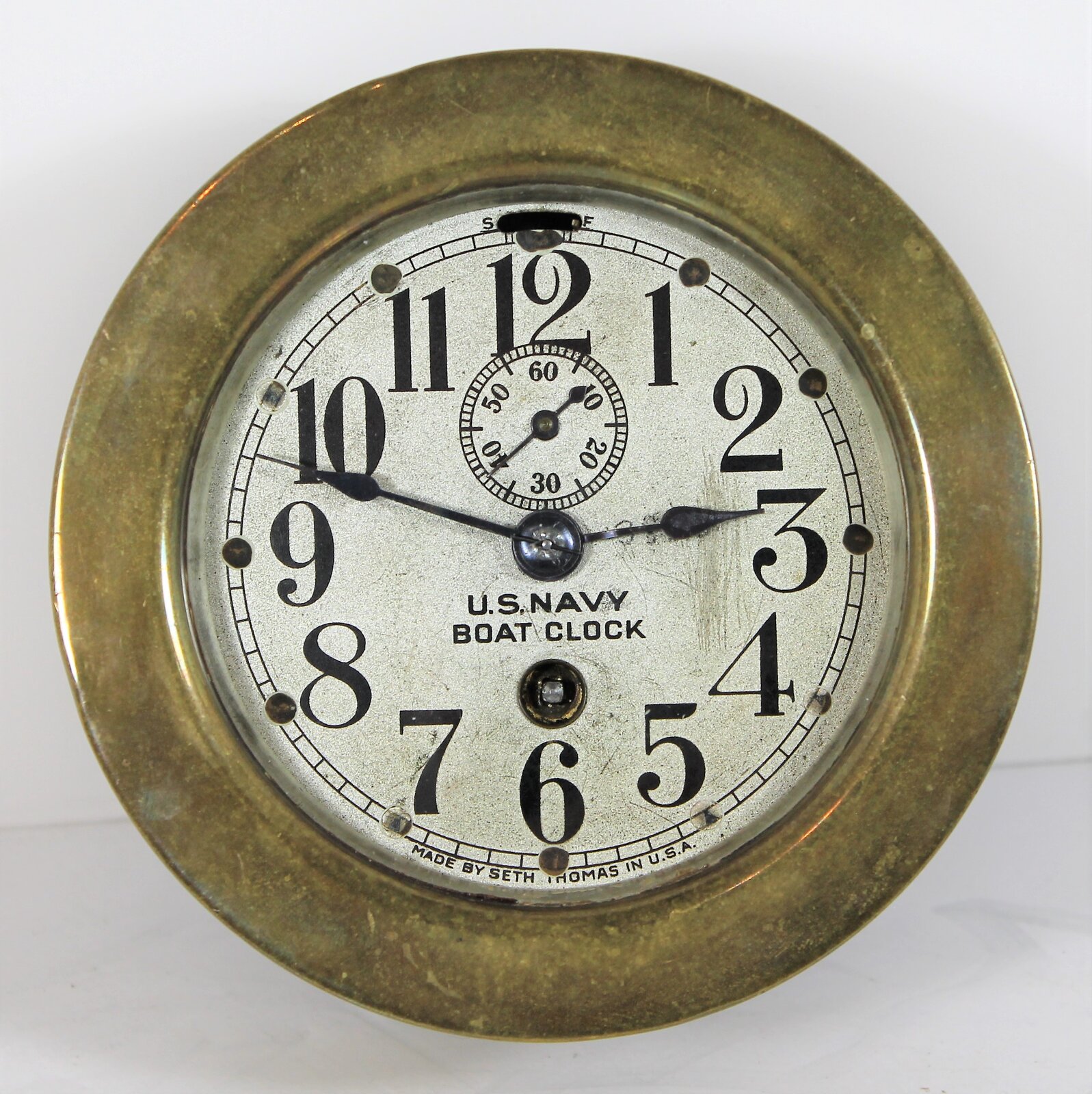 Antique Seth Thomas engine lever Clock — Antique Clocks Price Guide