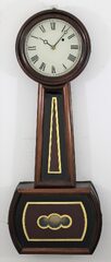 Antique unknown Attleboro banjo Clock