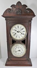 Antique Jerome Dneister shelf calendar Clock