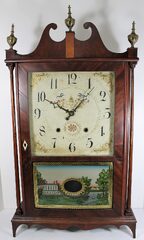 Antique Terry, Eli pillar & scroll Clock