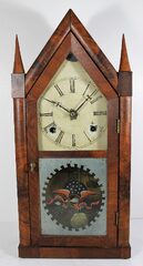 Antique Boardman & Wells steeple fusee Clock