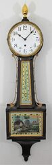 Antique Waterbury Willard No. 4 banjo Clock