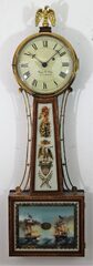 Antique Cline banjo Clock