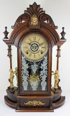 Antique Gilbert Occidental Clock