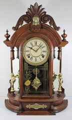 Antique Ingraham mirrorside Clock