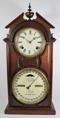 Antique Ithaca No. 8 Shelf Library single finial Clock