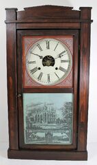 Antique Jerome patent case shelf Clock