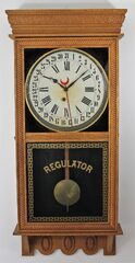 Antique Ingraham Northwestern calendar store clock Clock