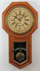 Antique Ansonia Regulator A Calendar Clock