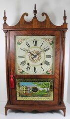 Antique Wadsworth & Turners pillar & scroll Clock