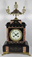 Antique Marti black marble Clock