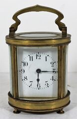 Antique Hour oval carriage Clock