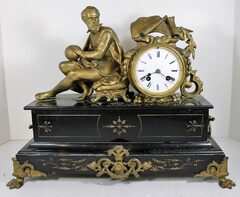 Antique Japy Freres figural marble Clock