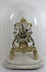 Antique English skeleton Clock