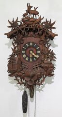 Antique Black Forest cuckoo - eidelweiss Clock