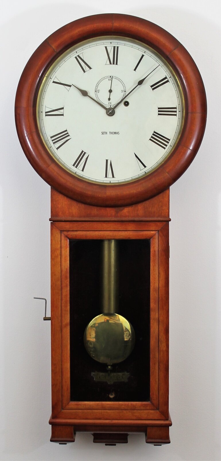 Antique Seth Thomas Regulator No. 2 cherry Clock — Antique Clocks Price Guide