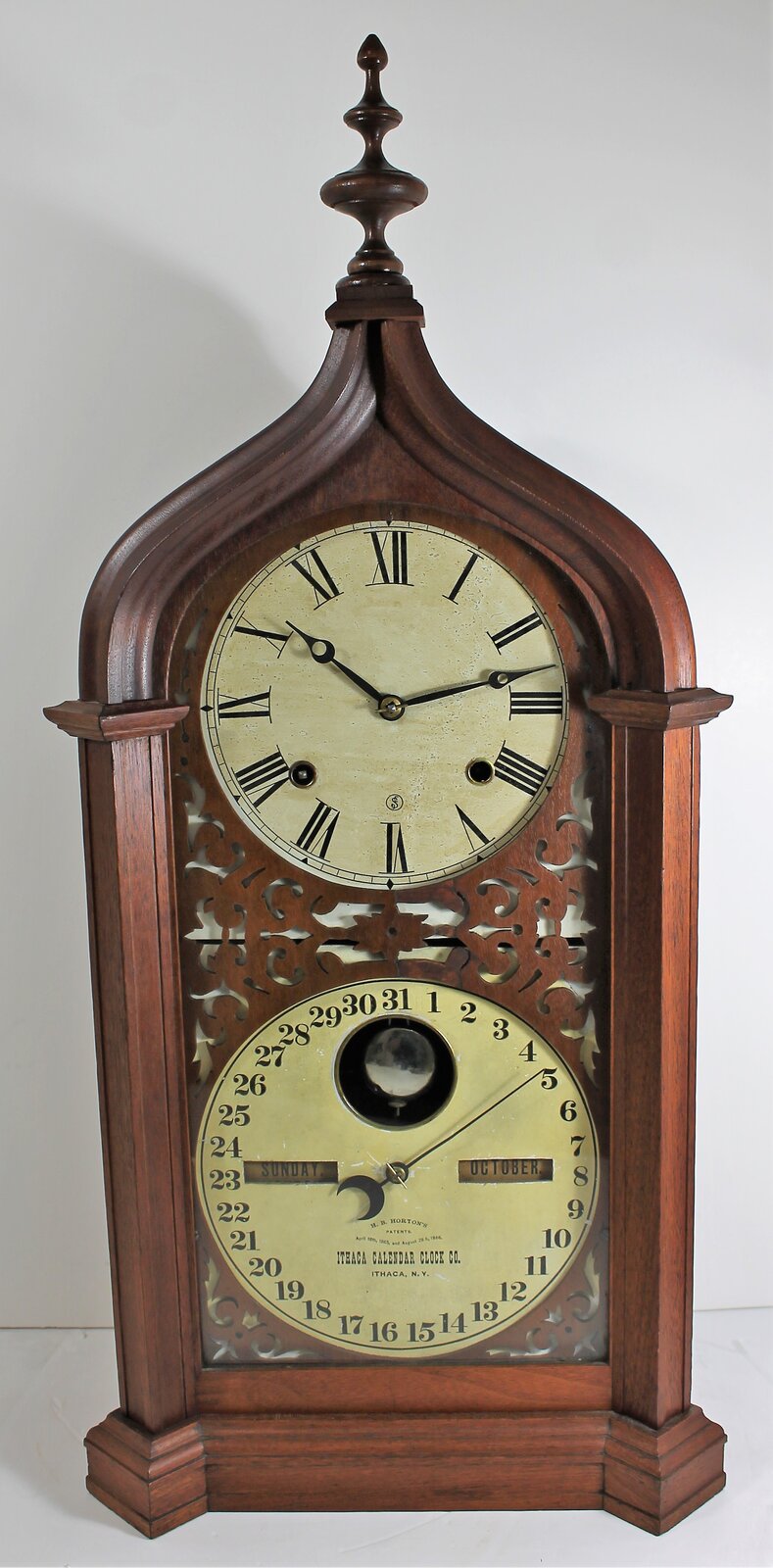 Antique Ithaca Steeple Clock — Antique Clocks Price Guide