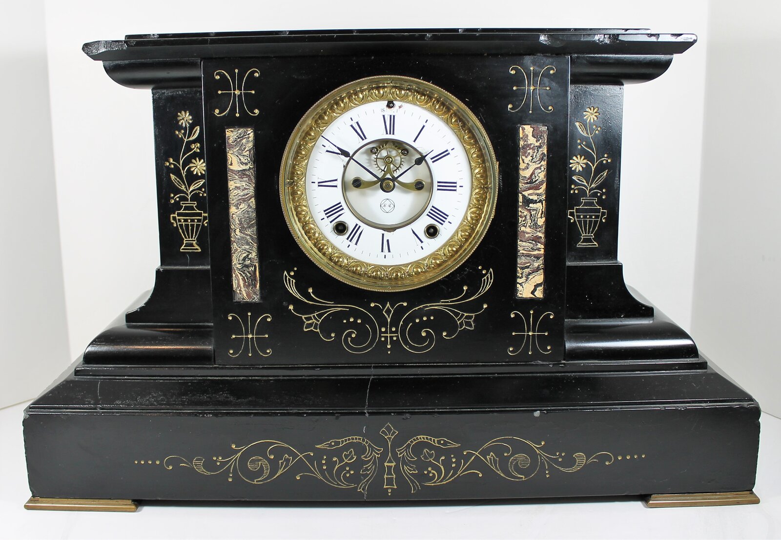 Antique Seth Thomas marble mantel Clock — Antique Clocks Price Guide