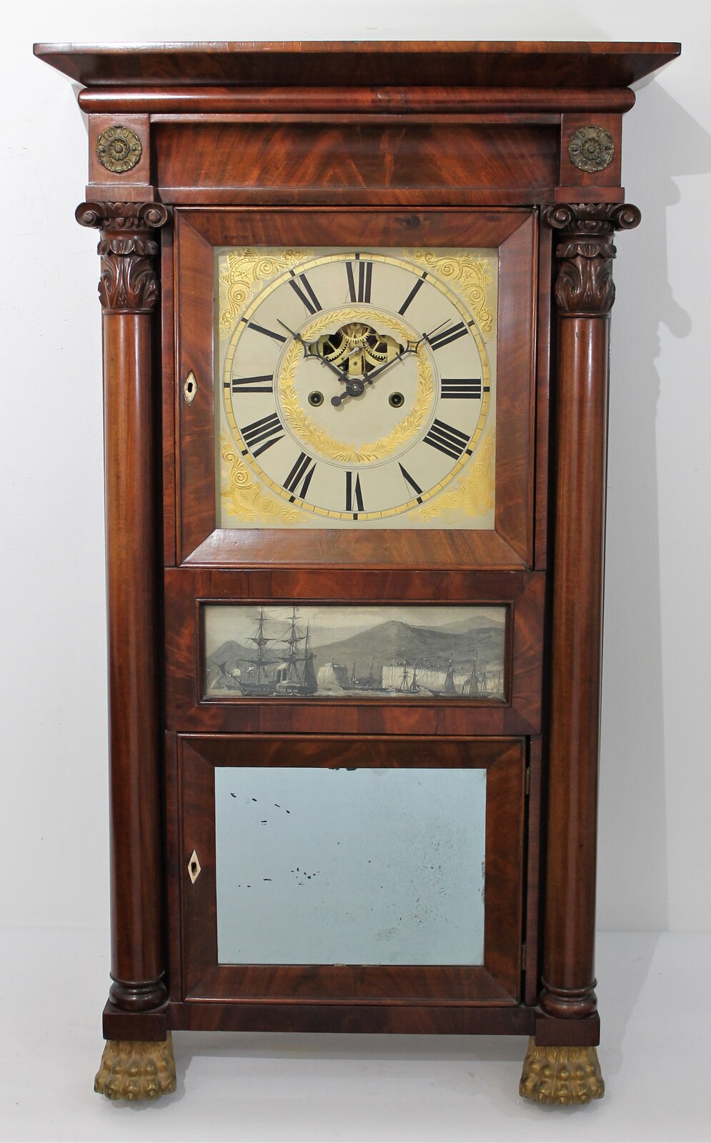 Antique Terry Jr 8 day C&C Clock — Antique Clocks Price Guide