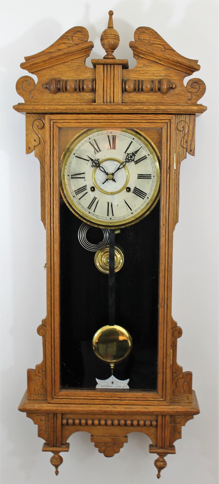 Antique Waterbury Eton Clock — Antique Clocks Price Guide