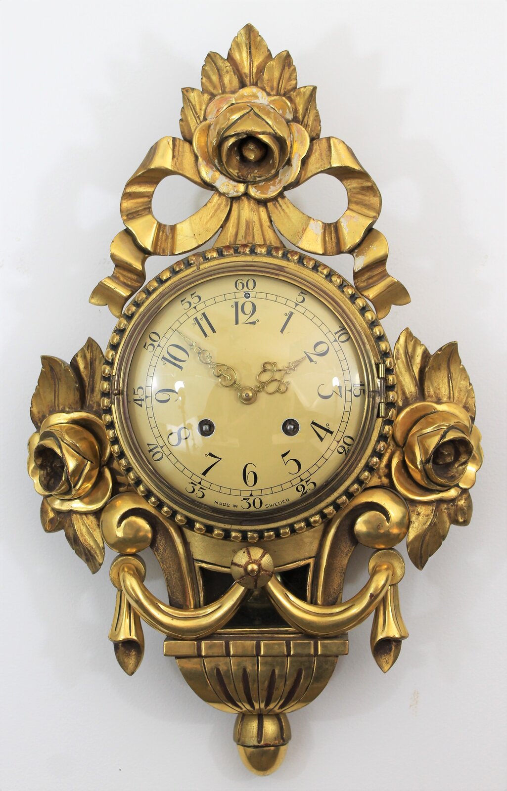 Antique Westerstrands Swedish cartel Clock — Antique Clocks Price Guide