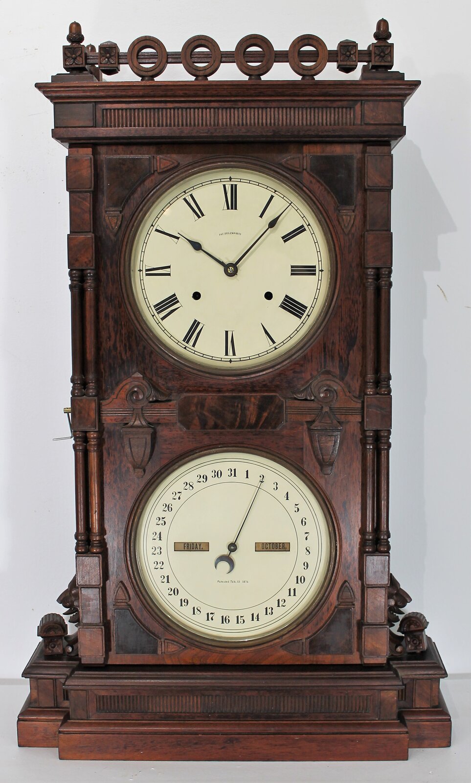 Antique Seth Thomas Parlor Calendar No. 10 early Clock — Antique Clocks Price Guide