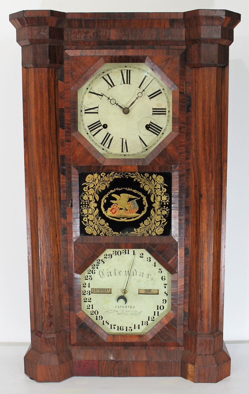 Antique Seth Thomas Parlor Calendar Clock — Antique Clocks Price Guide