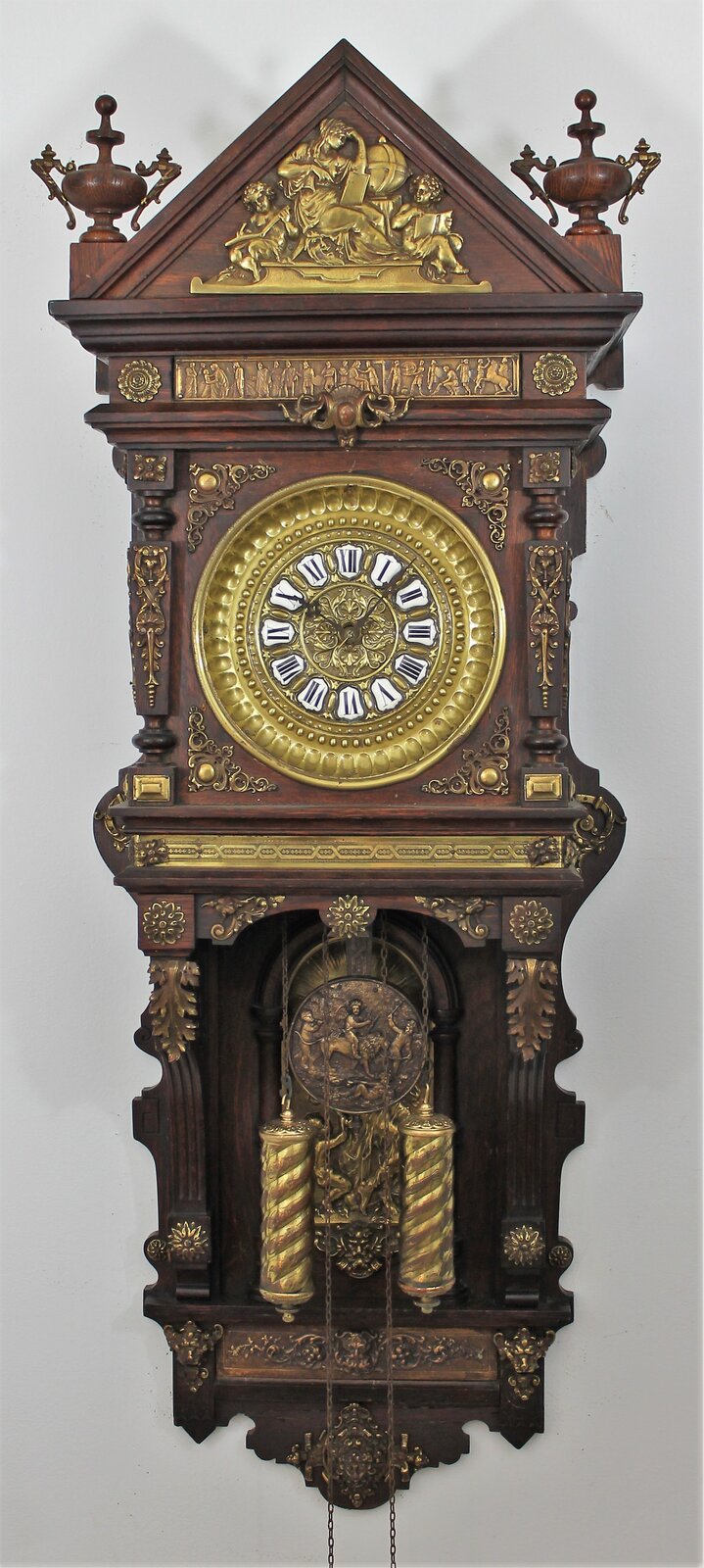 Antique Ansonia Antique Hanging Clock — Antique Clocks Price Guide