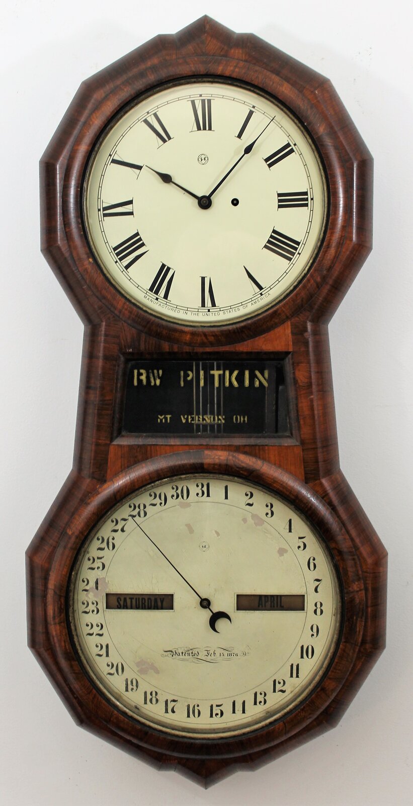 Antique Seth Thomas Office Calendar No. 1 Clock — Antique Clocks Price Guide