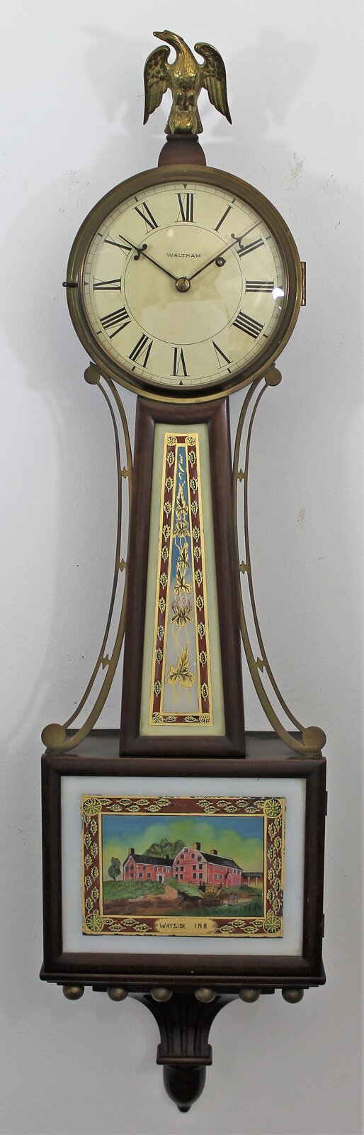 Antique Waltham No. 1500 banjo Clock — Antique Clocks Price Guide