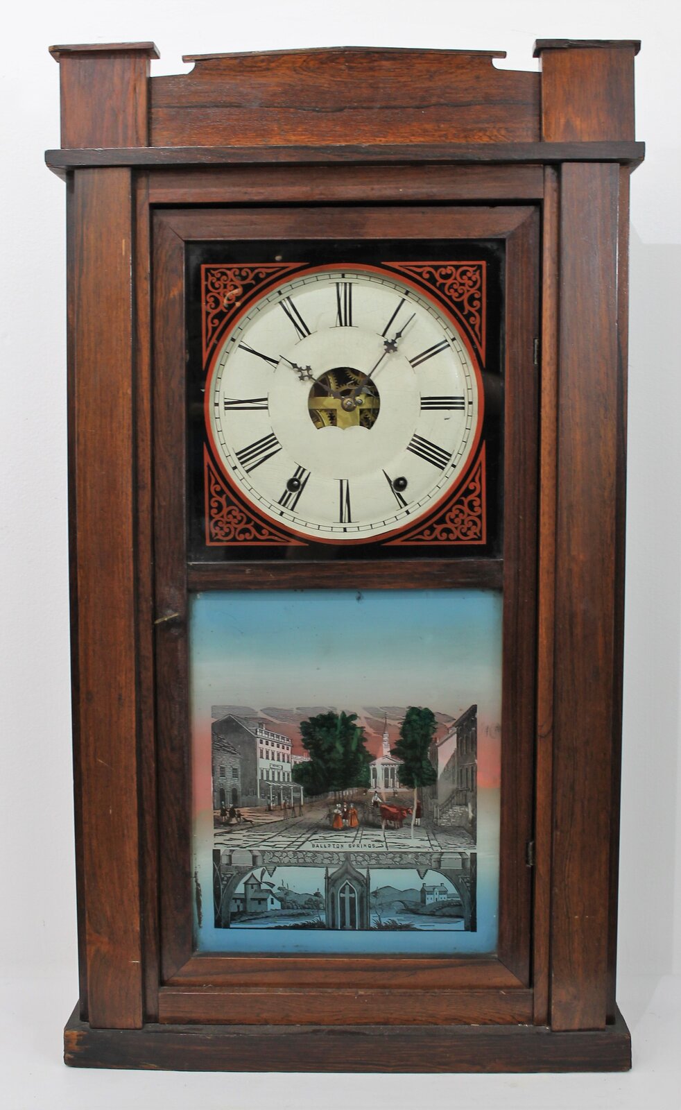Antique Gilbert Jerome Patent Case Clock — Antique Clocks Price Guide
