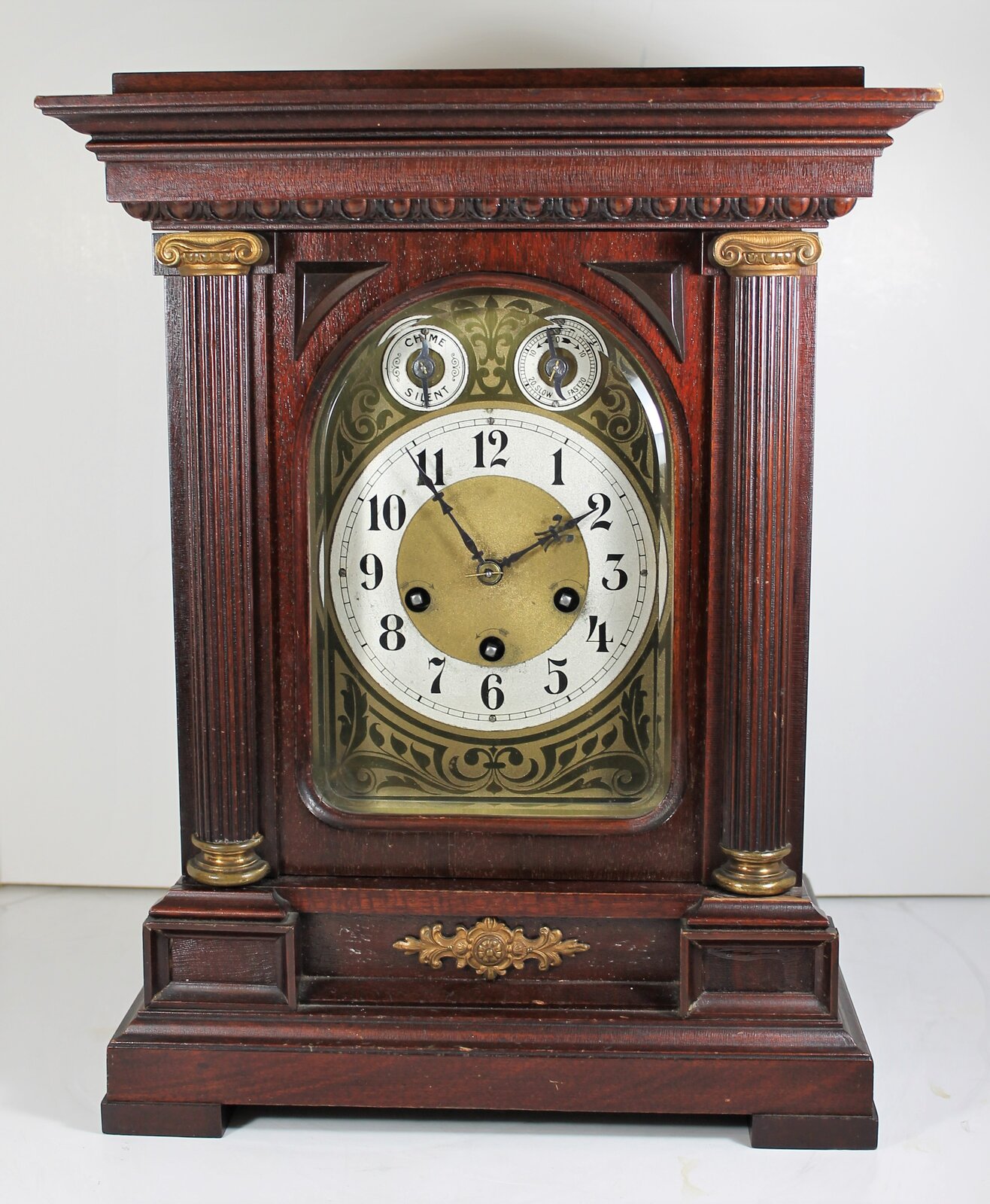 Antique Junghans bracket chime on rods Clock — Antique Clocks Price Guide