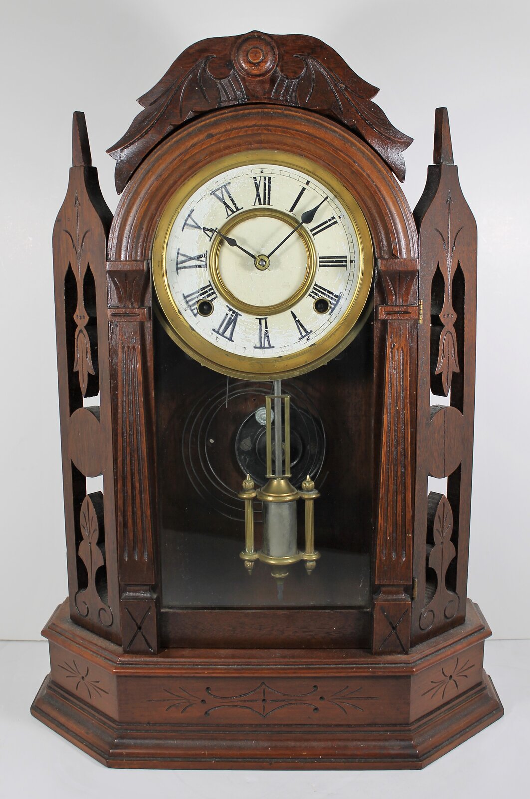 Antique Gilbert Turret Clock — Antique Clocks Price Guide